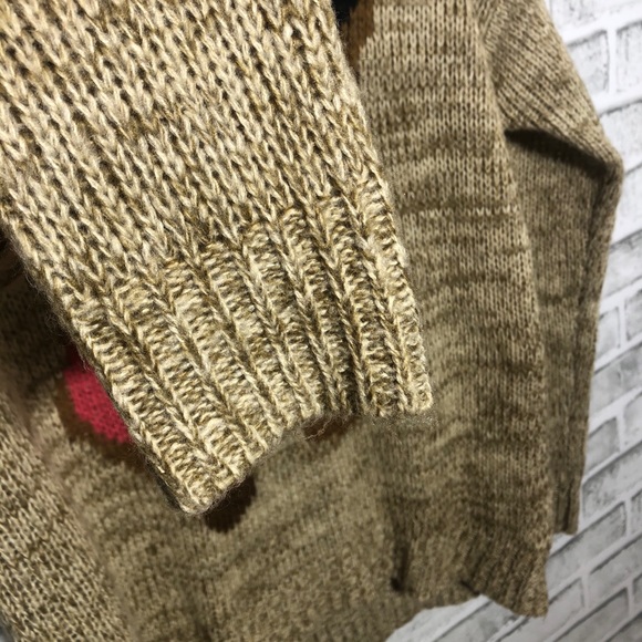 Rewind women’s Pug Soft TAN Knitted Sweater  M - Picture 6 of 7